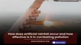 How does artificial rainfall