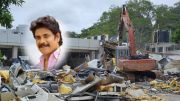 Bulldozer action on actor