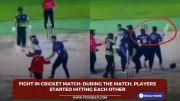 Fight in cricket match: