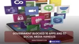 Government blocked 10 apps