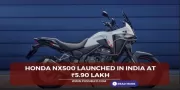 Honda NX500 launched in