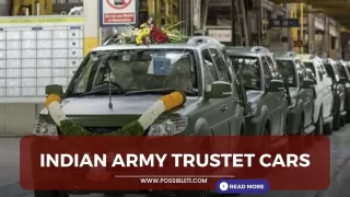 Indian Army trustet cars