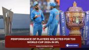 Performance of players selected