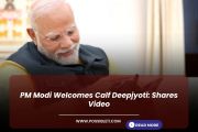 PM Modi Welcomes Calf