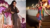 Radhika Merchant rainbow dress