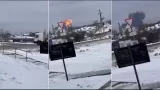 Russian Plane Crashes With