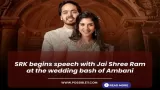 SRK begins speech with