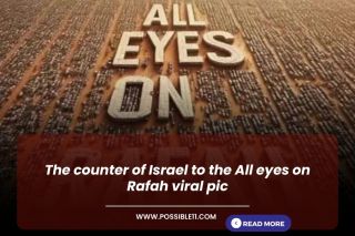 The counter of Israel to the All eyes on Rafah viral pic