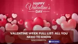 Valentine Week Full List: