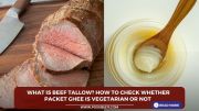 What is beef tallow?