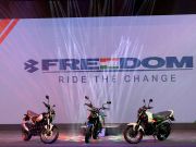 World first CNG bike