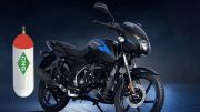 World first CNG bike