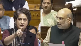 Amit Shah Hits Back at Priyanka, Targets Nehru & Indira