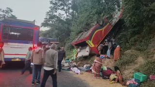 Andhra Tragedy: 9 Pilgrims Dead as Bus Falls Into Gorge