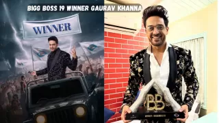 Bigg Boss 19 Winner: Gaurav Khanna Wins ₹50 Lakh Prize Money