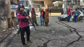 Peshawar Blast CCTV Shows Shocking Explosion Outside HQ