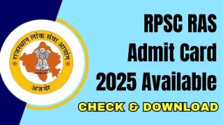 RPSC Agriculture Recruitment 2025: Download Admit Card Now