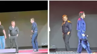 Salman Khan Meets His Lookalike on Stage — Chaos Ensues