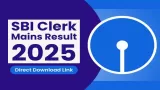 SBI Clerk Mains Result