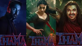 Thama teaser out: Ayushmann Khurrana, Rashmika Mandanna Horror-Love Story