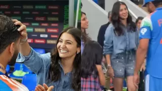 Watch video and photos: Rohit, Kohli and Jadeja celebrated with family after win