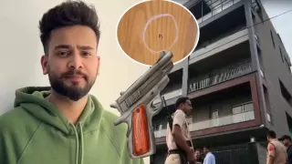Watch Video, Firing at Elvish Yadav House, Gunmen Attack Gurugram Residence