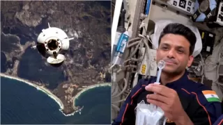 Watch video, photos: Shubhanshu Shukla returns to Earth after axiom-4 mission