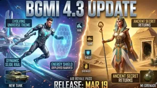 BGMI 4.3 Update: Ancient Secret Returns with IPL Collabs & New Features