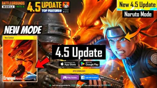 BGMI 4.5 Update Leaks: NARUTO Mode, Skills, and New Items BGMI 4.5 Update Leaks: NARUTO Mode,