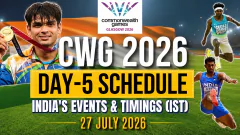 CWG 2026 Day 5: India Picture
