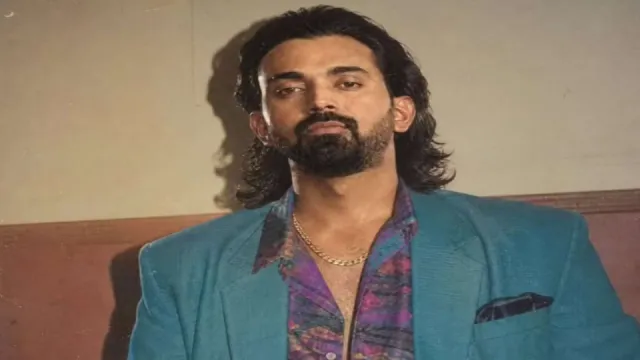 kl rahul 80s style look