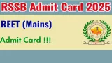 RSSB REET Mains Admit