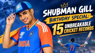 Shubman Gill Birthday Special: 15 Unbreakable