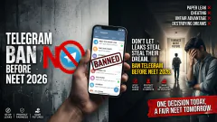 Telegram Ban Before NEET 2026? Picture