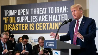 Trump open threat to Iran: If oil supplies are halted, disaster is certain
