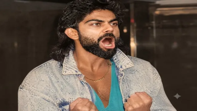 virat kohli 80s style look
