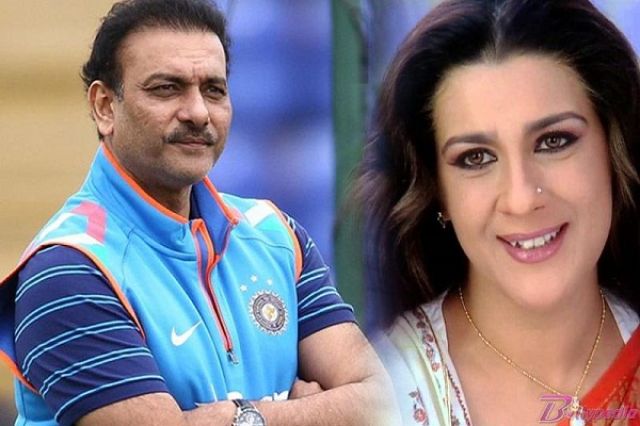 Ravi Shastri and Amrita Singh Picture