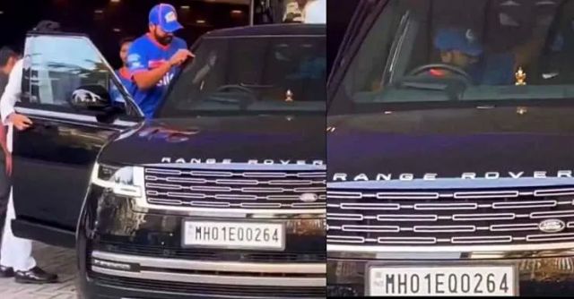 rohit sharma car range rover Picture