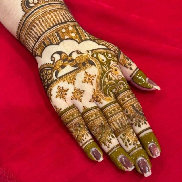 Karva Chauth Mehndi Design Picture