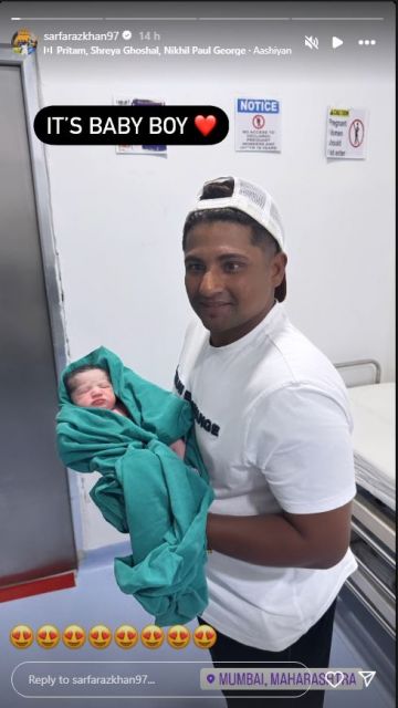 Sarfaraz Khan Blessed With Baby Picture
