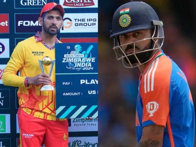 Sikandar Raza Virat Kohli Picture