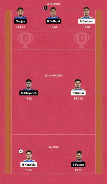 TAM vs HAR Dream11 Team Picture