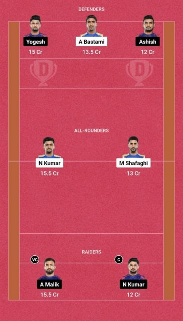 TAM vs DEL Dream11 Team Picture