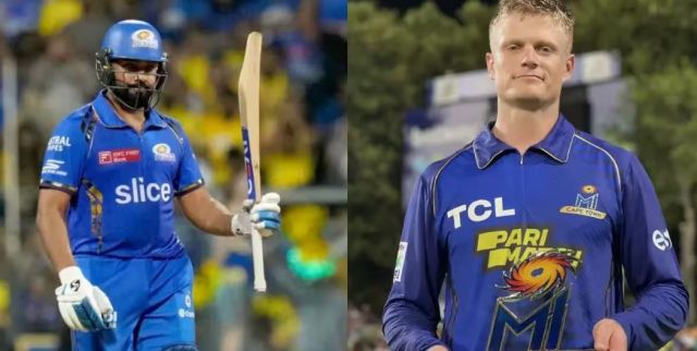 Rohit Sharma and Ryan Rickelton Picture