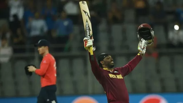 Chris Gayle 2012 T20I World Cup Bat is expensive