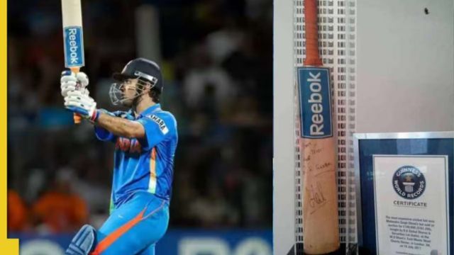 expensive MS Dhoni 2011 World Picture