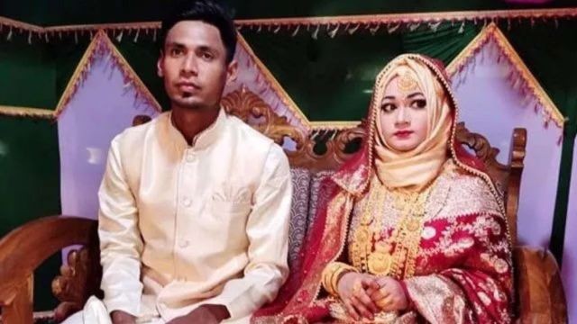 Mustafizur Rahman and Samia Parvin Picture