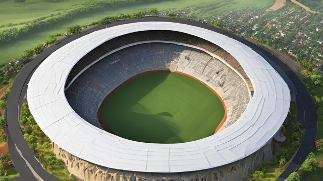 Amravati worlds largest cricket stadium Picture