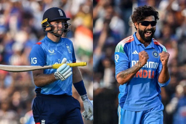ravindra jadeja joe root Picture