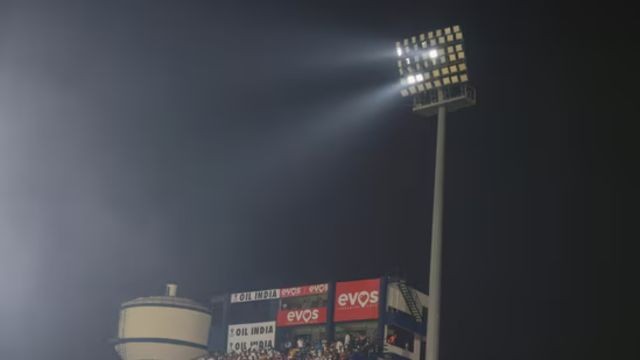 barabati stadium floodlight failure Picture